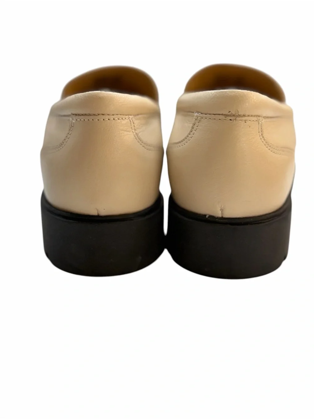 ABEO Boulevard Sand Leather Lug Sole Loafers 8.5 Neutral $180